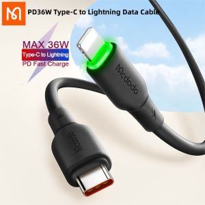 Mcdodo Liquid Silicone Fast Charging Cable USB Type C to Lightning Cable for iPhone 14 13 12 11 Pro Max Phone Charge Line iOS PD Fast Charging Cord