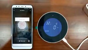 COD Alat Deteksi Alarm tabung Gas Bocor tangki Gas Leak Detector Alarm Wifi LCD Screen Fengdu FD200