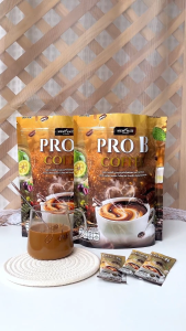 (✅ ของแท้ 100%) PRO B Coffee โปรบี คอฟฟี่ 1 แถม 1 กาแฟพรีไบโอติก ปรับระบบขับถ่าย คุมอาหาร 1 ห่อ 30 ซอง