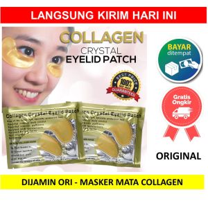 (ORI COD) Masker Mata Gold Collagen Maskeran Kantong Mata Panda