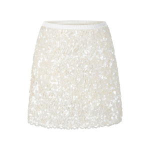 XIAOLI | Party Crystal Beads Shiny Short Skirt