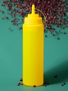 Plastic Squeeze Bottle Sauce- Squeeze Squirt Bottle Syrup l Salad Container Food Dispenser