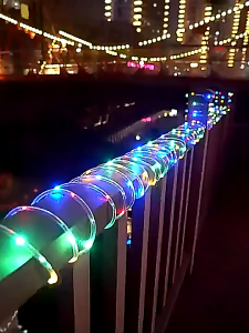 22M Solar Rope String Light Waterproof 8 Modes Fairy Tube Light Outdoo Garden balcony Decoration Lights