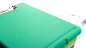 A4 Clipboard With Filing Case Plastic Storage Clipboard Folder Storage Box Plastic Document Storage Box 2IN1 File Organizer