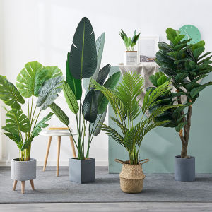 CHIZHIDU | Decorative Large Indoor Plant Fake Travellers Palm