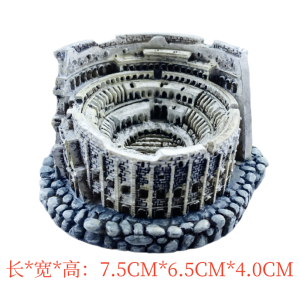 Italy Rome Landmark Colosseum Tourism Memorial Creative Three-Dimensional Building Decorative Crafts Decoration Gift