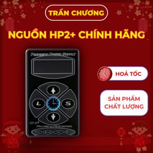 Nguồn máy xăm Hp2 + Phiên bản nâng cấp của nguồn Hp-2. Chế độ 1 chạm nhớ số vol tự tắt khi không sử dụng