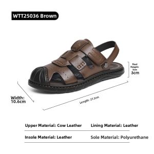 Reddragonfly | Outdoor Beach Leather Soft-Soled Men Sandals