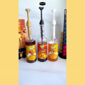 750ml Coffee Syrup Pump Gold/Black/White Dispenser for Bottles