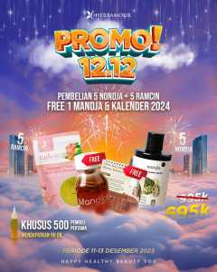 PROMO PAKET 5RAMCIN 5NONDJA FREE 1MANDJA