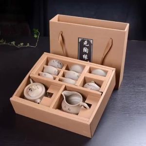 Rustic Ceramics Gongfu Teapot Set