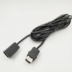 1PCS 1.8M 3M Extension Cable Game Extender Cord For SNES Classic Mini Controller For NES Wii Controller Black