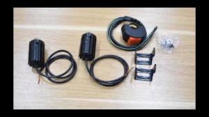 NAJIA Driving Lights 2 PCS Motorcycle Mini Driving Lights Waterproof High Low Yellow/White LED Headlight