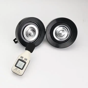 Farbin Europa Silver Horn with free Farbin Relay and Relay Socket 2Pcs