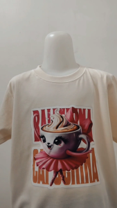BAJU ANAK ANOMALI BRAINROT BALLERINA CAPPUCINA 2  TSHIRT DISTRO ANOMALI VIRAL UNTUK ANAK COWOK CEWEK