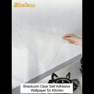 Static Absorbing Wall Protector Self Adhesive Wall Protector Heat Resistant Oil Resistant Water Resistant Removable Clear Wall Protector For Kitchen Bathroom Window Door