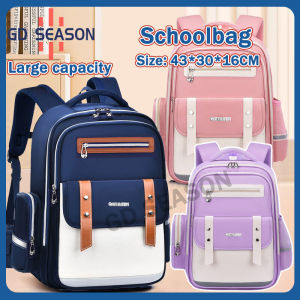 2026 High Quality Large Capacity Anti-Spine Waterproof British Style Backpack for kids Fashion Schoolbag