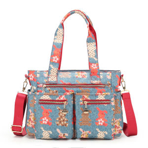 New 2024 Womens Oxford Cloth Crossbody Bag Casual Large Capacity Waterproof Handbag Fashionable Trendy Handbag for Youth
