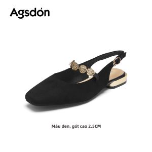 Agsdon | Váy Phong Cách Pháp Elegance Mùa Hè Màu Xanh Đẹp Mắt