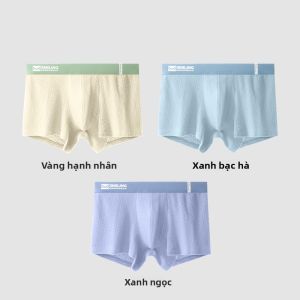 MiiOW | Quần lót nam Catman Pure Cotton 2025 Quần đùi nam mới Quần đùi nam kháng khuẩn Quần đùi nam bằng lụa tơ tằm Quần đùi nam thoải mái