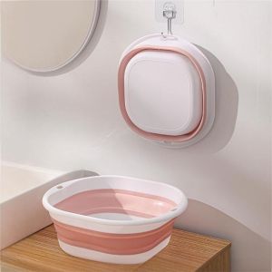 Large Foldable Portable Plastic Compression Washbasin Suitable For Home Travel Laundry Washing Vegetables
