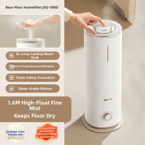 [China Plug Adapter Needed] Bear | Quiet Large Capacity Humidifier for Bedroom and Baby