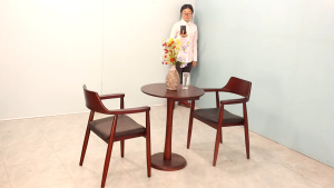 1 GHẾ HIROSIMA Nguyên Liệu Gỗ Cao Su - LƯU Ý: Xin hãy đặt hàng mỗi đơn 1 sản phẩm