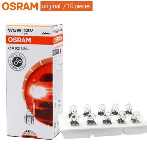 Osram | Original OSRAM 6415 T10 Bulb – W5W/194 Replacement 12V 5W Halogen for Dome Map & License Plate Lighting