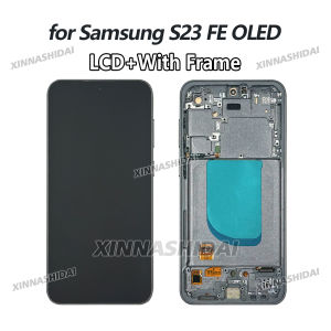 6.4" Super OLED For Samsung Galaxy S23 FE LCD Display Touch Screen Digitizer Assembly For S23 FE SM-S711B LCD Replacment