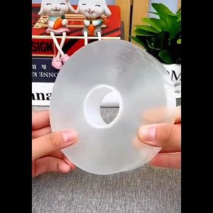 เทปนาโน 135 เมตร เทปใสสารพัดประ ขนาดกว้าง 2.4 ซม กาว 2 หน้านาโน เทปนาโนสองหน้า เทปกันน้ำ นำกลับมาใช้ใหม่ได้