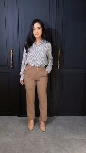 Celana Kerja Kantor Wanita Bahan Formal Hitam Panjang Model Slimfit High Quality Celana Bahan Hitam Kerja Wanita
