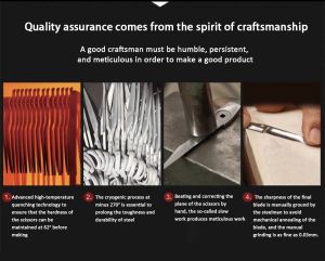 wingsbro Hair Scissors11Pcs Professional Black Gold Hair Cutting Scissors Shears SetsStainless Steel Barber Scissors SuppliesStraight Shears Thinning Shears Haircut Sets for Home Salon