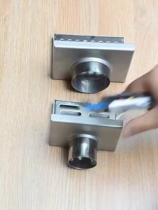 GUANGMANZHI | Corner Drainage Floor Drain 304 Stainless Steel L-shape
