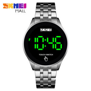 SKMEI 1579 Men Simple Touch Watch LED Light Date Fashion 30m Waterproof Wristwatch