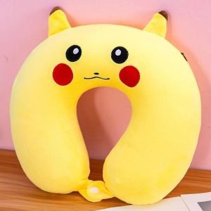 1147 Bantal Leher Karakter / Boneka Leher Kancing / Neck Pillow / Bantal Boneka / Travel Pillow