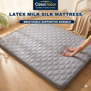CASA 9CM Milk Fiber Sponge Mattress Tilam Back Support Breathable Soft Comfortable Single Queen King Bedroom