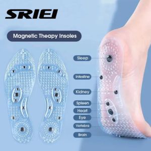 SRIEI 1Pair Magnetic Therapy Insoles: Foot Care Relief & Weight Loss Support