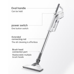 🎁 LAHome Bear Household 2 in 1 Handheld Portable Vacuum Cleaner Light & Clean Dual Strong Suction on Sale Brushless Motor Corded Lightweight Ultra-Quiet Handheld Vacuum for Car Pet Hair Carpet Hard Floor bacteria hair dust Hepa filter Reusable Wired