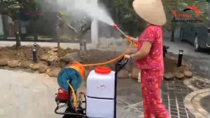 Máy phun thuốc đẩy tay phun xa 8-10m