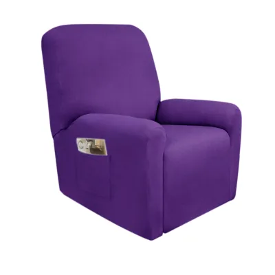 เดี่ยวที่นั่ง Recliner โซฟาห้องนั่งเล่นยืดหยุ่นเก้าอี้นอนป้องกันผ่อนคลายอาร์มแชร์