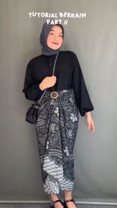 Rok Lilit Batik Murah Terlaris / Rok Pasangan Kebaya / Rok Panjang Muslimah / Rok Lilit Plus Ring Motif Pepaya
