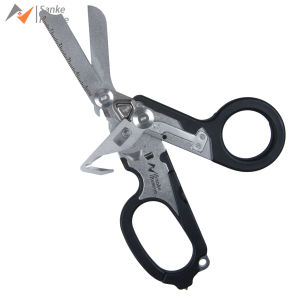 Kéo Cắt Vết Thương Bằng Thép Không Gỉ Có Chức Năng Cắt Dây Đai Và Phá Kính Dụng Cụ EDC Gấp Gọn Khẩn Cấp Để Sinh Tồn