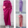 ROK SERUT VIRAL KOREAN LOOK BAHAN SATIN VELVET PREMIUM. 