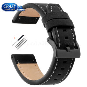 Dây Đeo Đồng Hồ Bằng Da Thật 18/20/22/24mm Dây Đeo Cổ Tay Nam Thể Thao Đa Năng Dành Cho Doanh Nhân Tương Thích Với Panerai Seiko & More