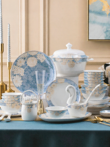 TAOYI | Luxurious Aesthetic Ceramic Dinnerware Set
