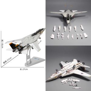 1: 72f14a Aircraft Model Toy Tomcat Fighter Alloy Artificial Military Ornaments Men Gift Souvenir
