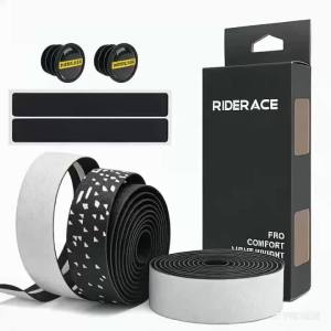 RIDERACE | 1 Cặp Băng Dán Tay Lái Xe Đạp PU EVA Mềm Mại Thoải Mái Chống Trơn Trượt Bền Bỉ Chống Sốc Bọc Tay Lái Xe Đạp Cho Đi Xe Đạp