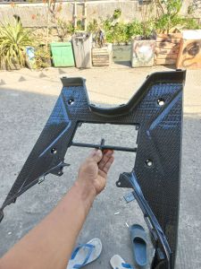 bordes pijakan kaki bawah vario 160 karbon