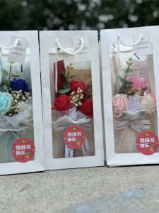 Bó Hoa Sáp Hương Tặng Giáo Viên Bó Hoa Hồng Hoa Tươi Vỏ Hộp Quà Tặng Bó Hoa Sáp Hoạt Động Siêu Thị Quà Tặng Cho Khách