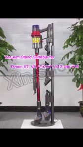 (SG SEller) Vacuum Stand Rack Holder For Dyson V6 V7 V8 V10 V11 V15 and V12 Digital Slim Fluffy series cable hidden **Vacuum not included**